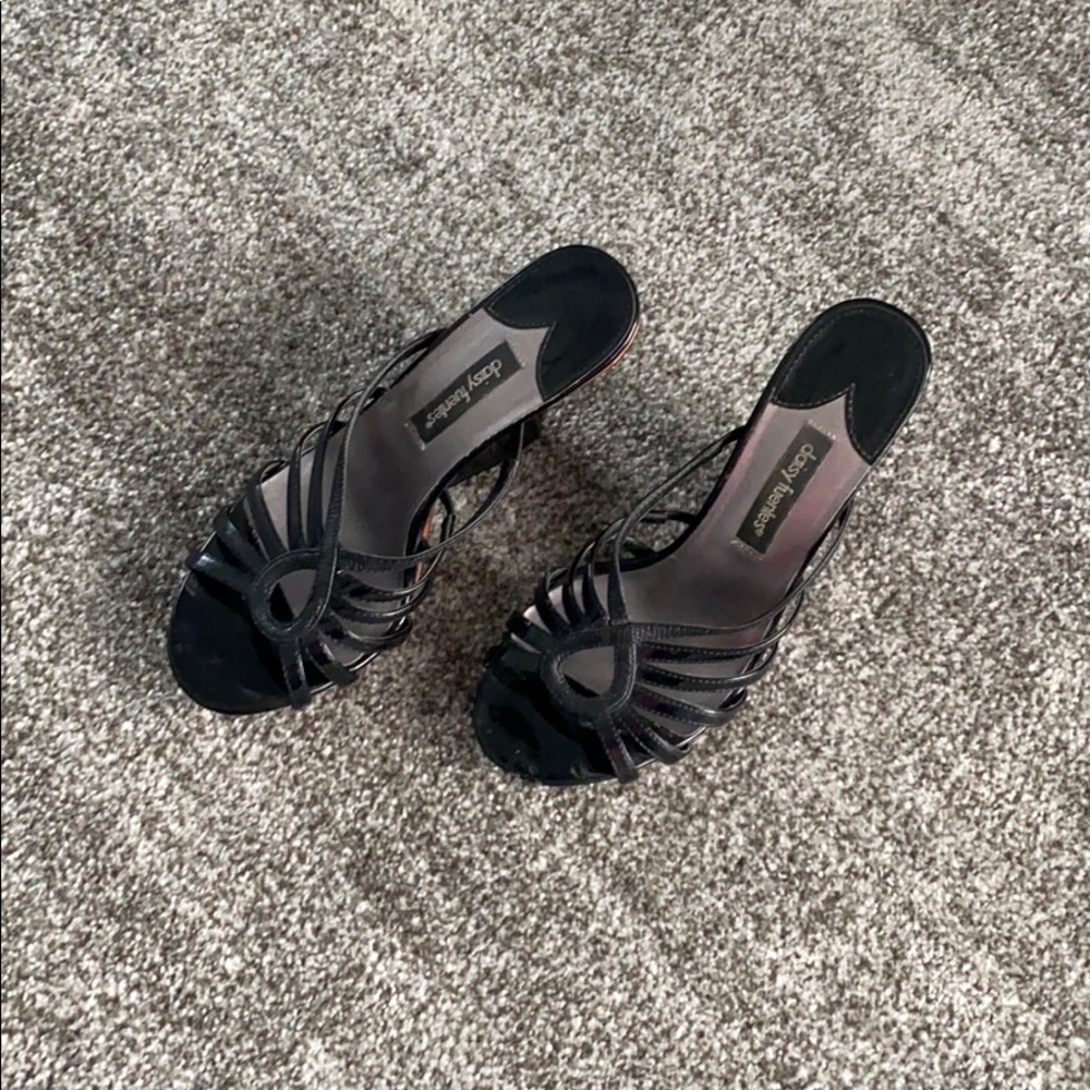 High heeled Wedges with small scuff on heels